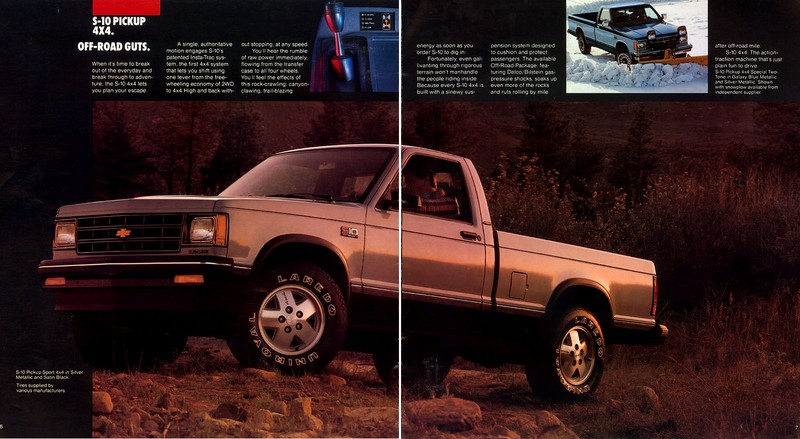 1985 Chevrolet S-10 Pickups Brochure Page 3
